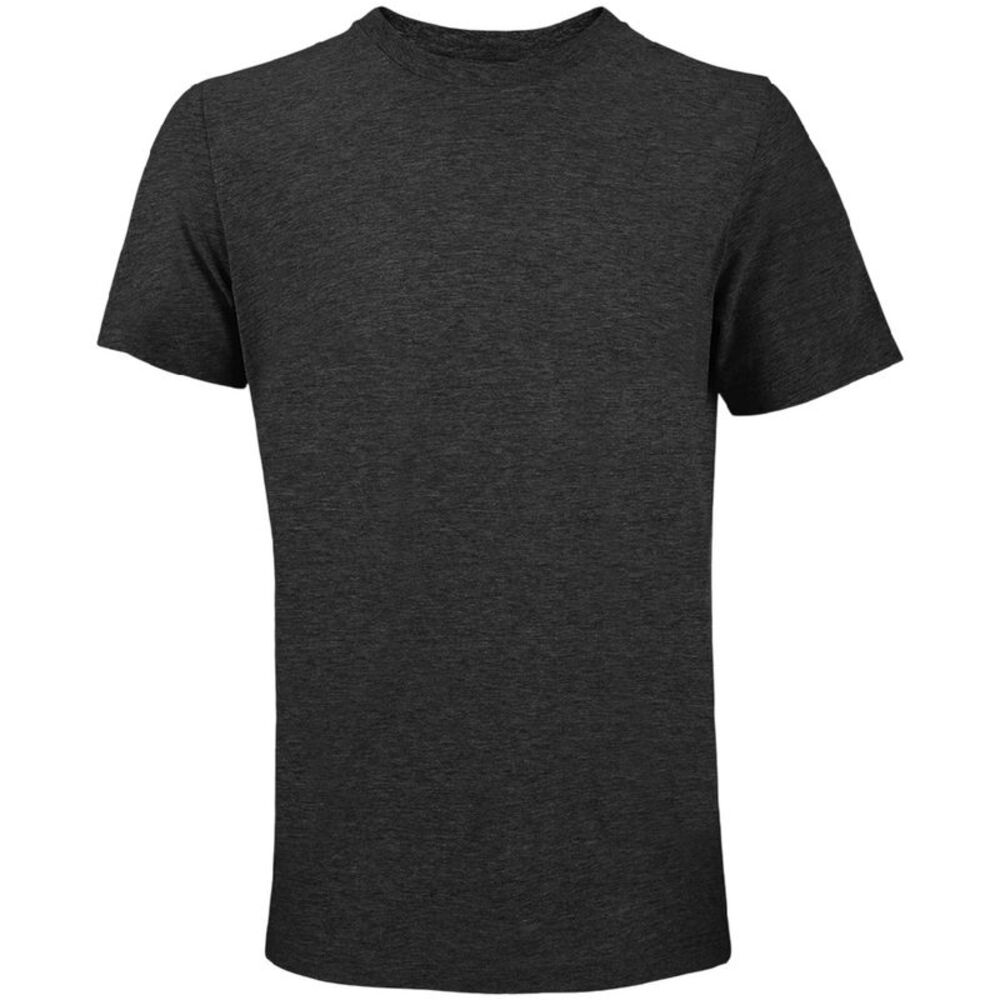 SOLS Unisex Adult Tuner Marl T-Shirt / Charcoal